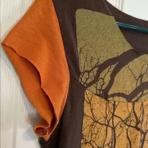 Remark Clothing | Dresses | Remark Clothing Colorblock Tree Print ...